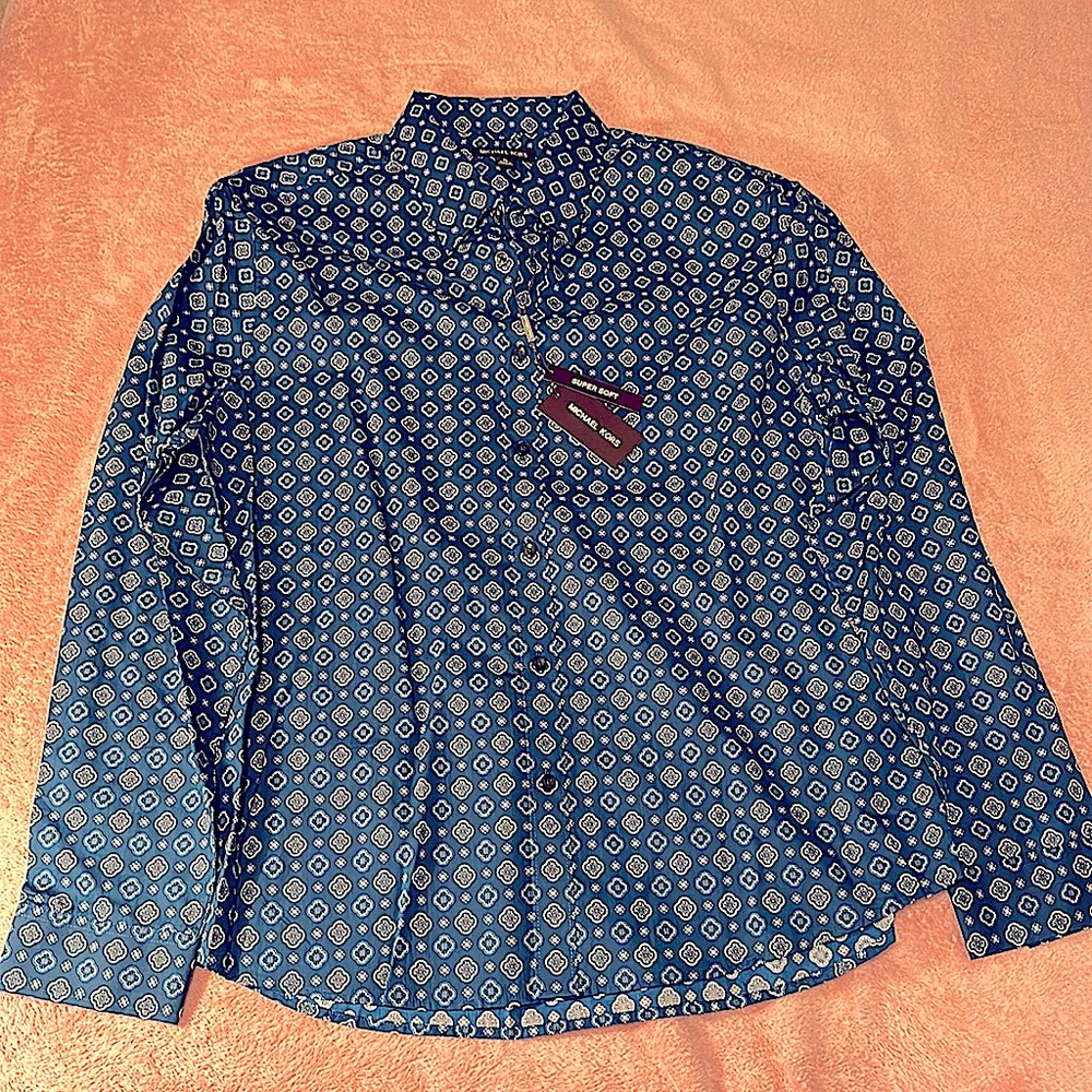 Brand New Men’s Michael Kors Button Down Shirt